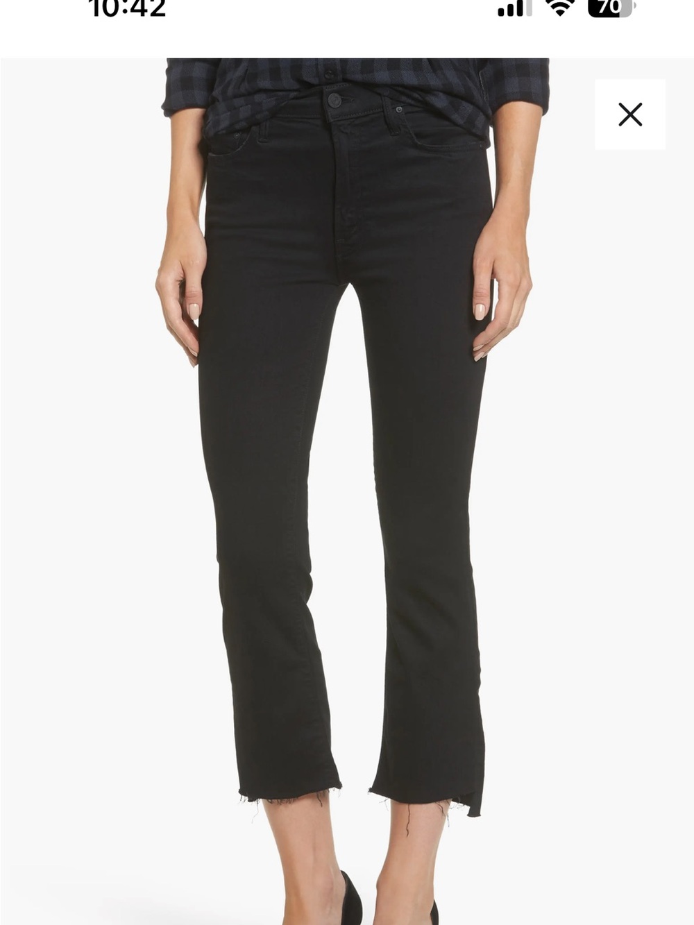 Mother The Insider Crop Frey Jeans in Not Guilty